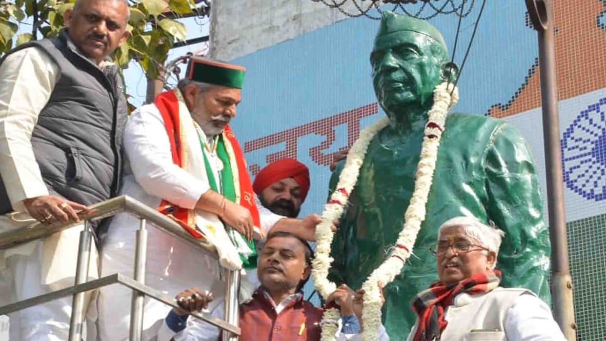 Rakesh Tikait gave a big statement in Kanpur