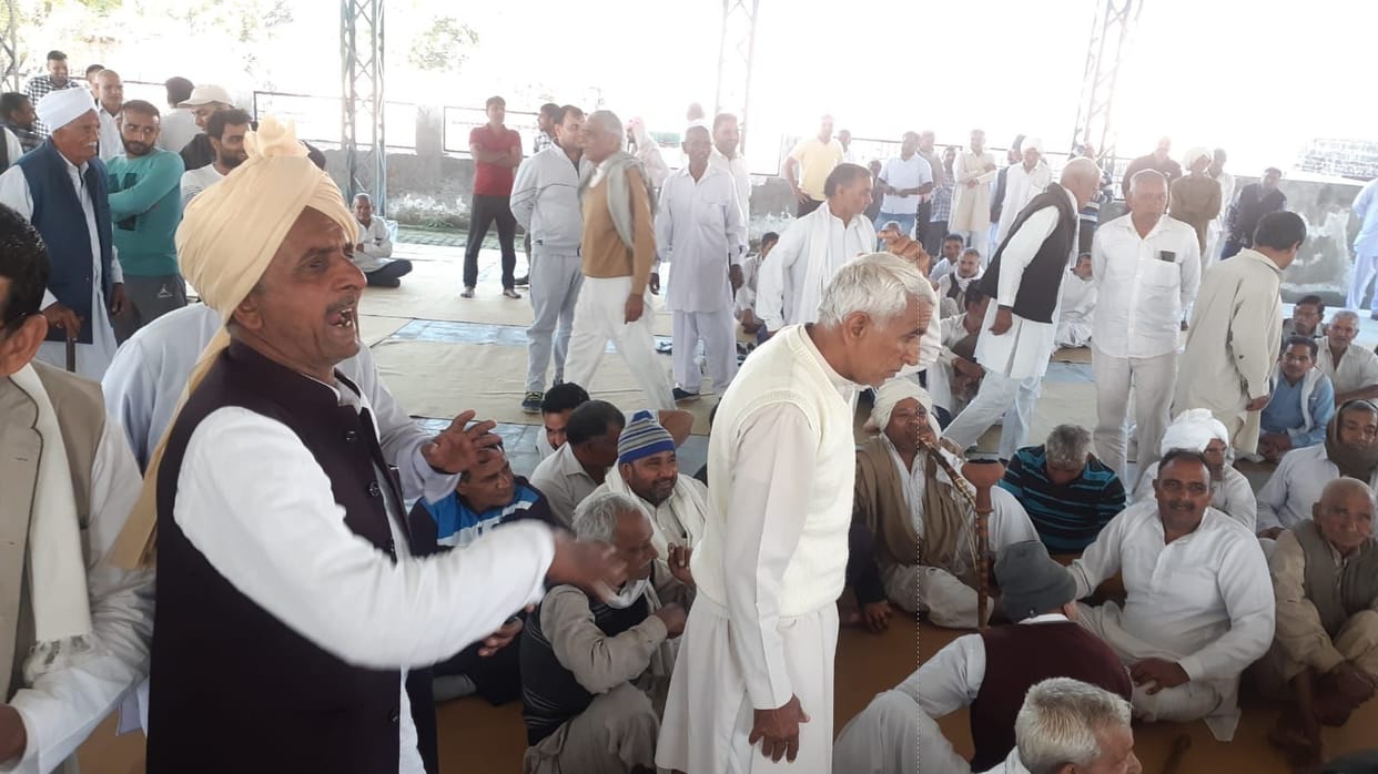 The decision of the Khap head could not be done due to the absence of Surendra Dahiya in the Mahapanchayat