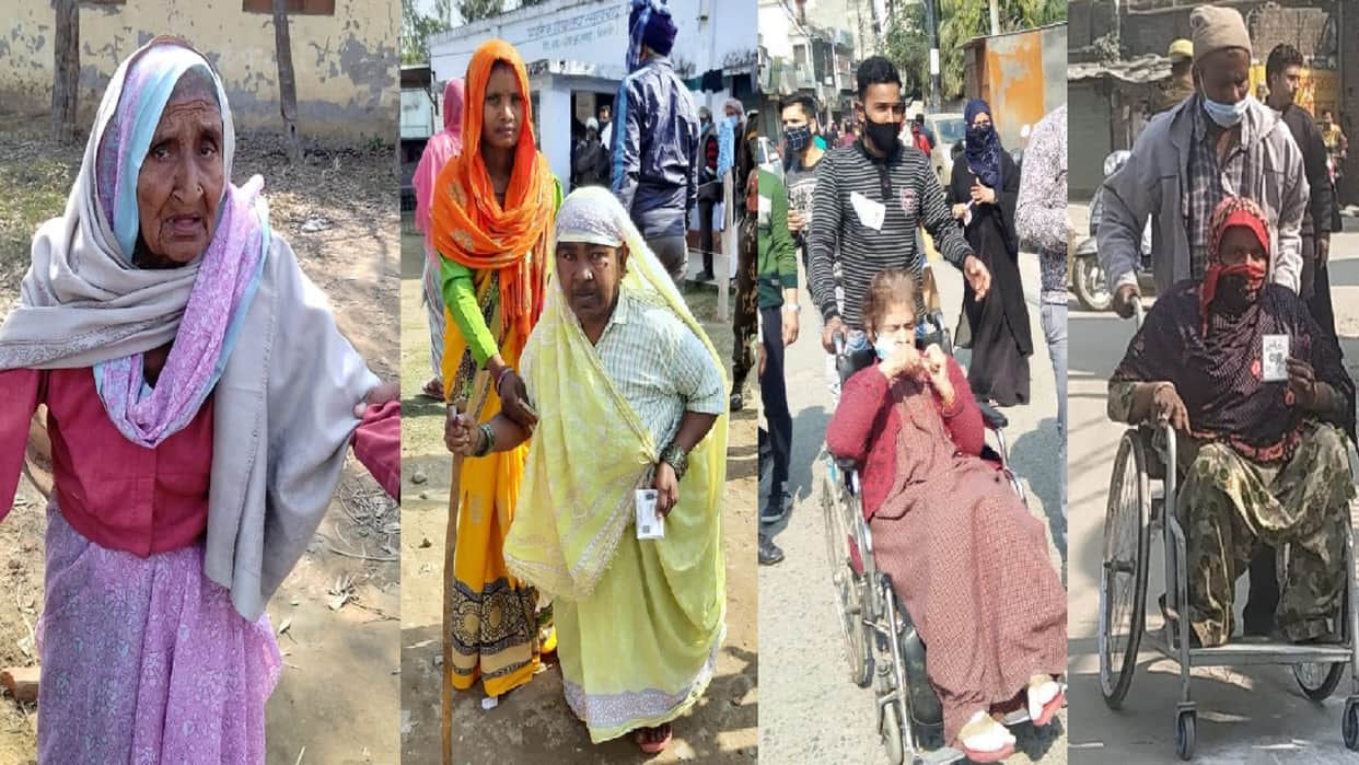 UP Elections 2022: Elderly and Divyang including 102-year-old woman voted with enthusiasm in Bijnor district and see photos