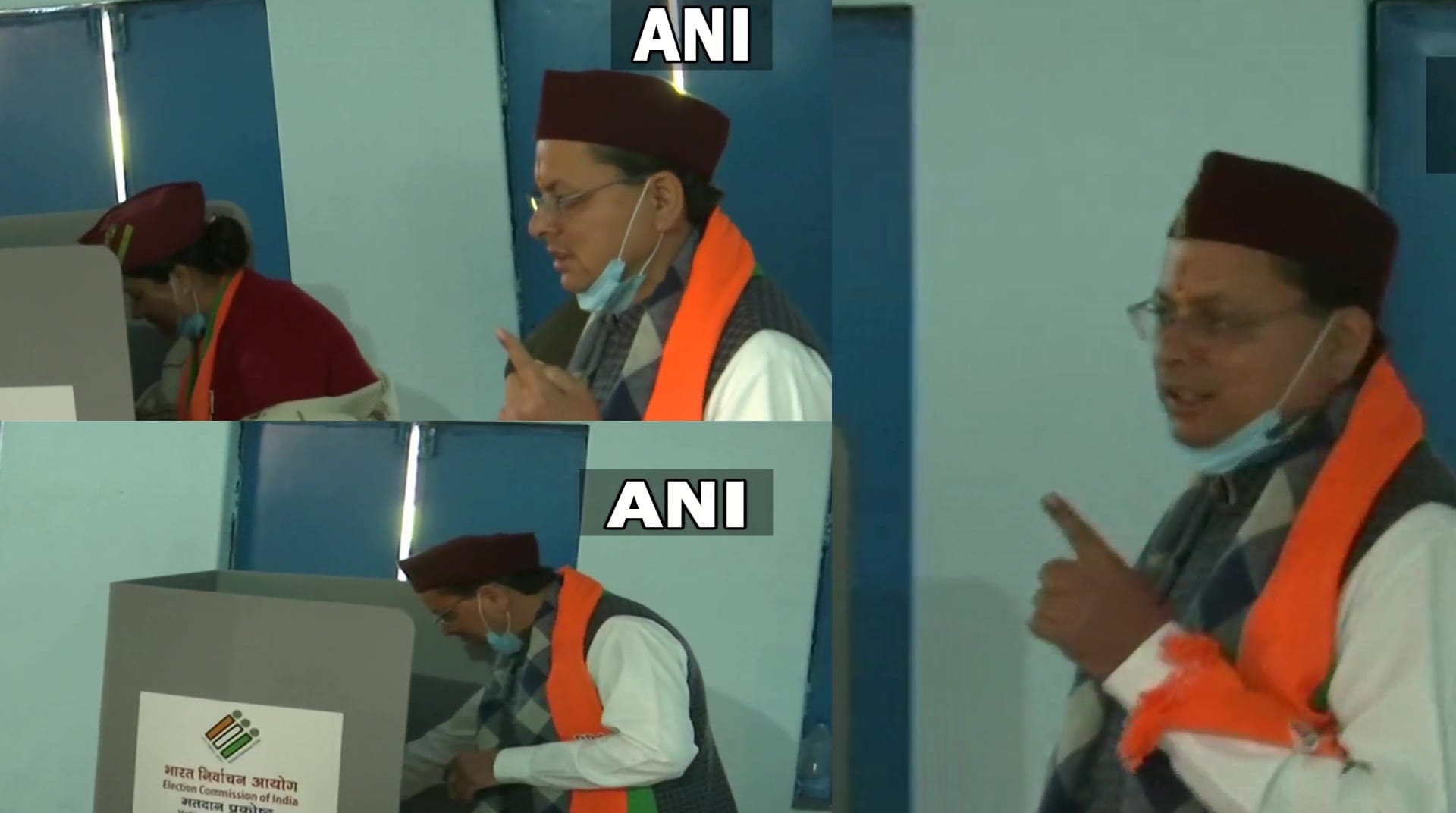 Uttarakhand Election 2022: CM Pushkar Singh Dhami and These Leaders Cast Their Vote Along With Family, See Photos