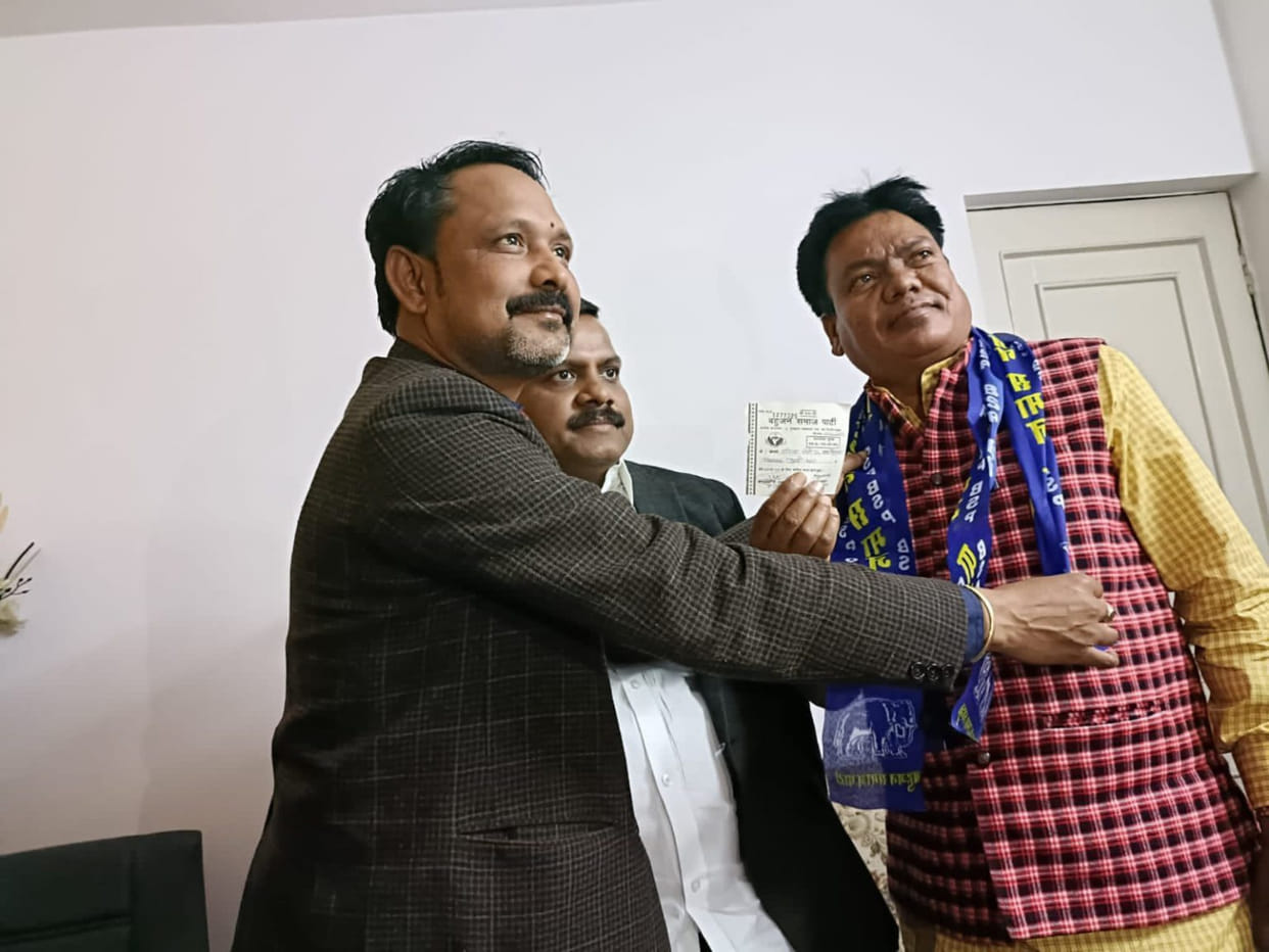 UP election 2022 BJP alliance setback anupriya patel party Apna Dal S MLA Hariram Chero joins BSP from duddhi sonbhadra