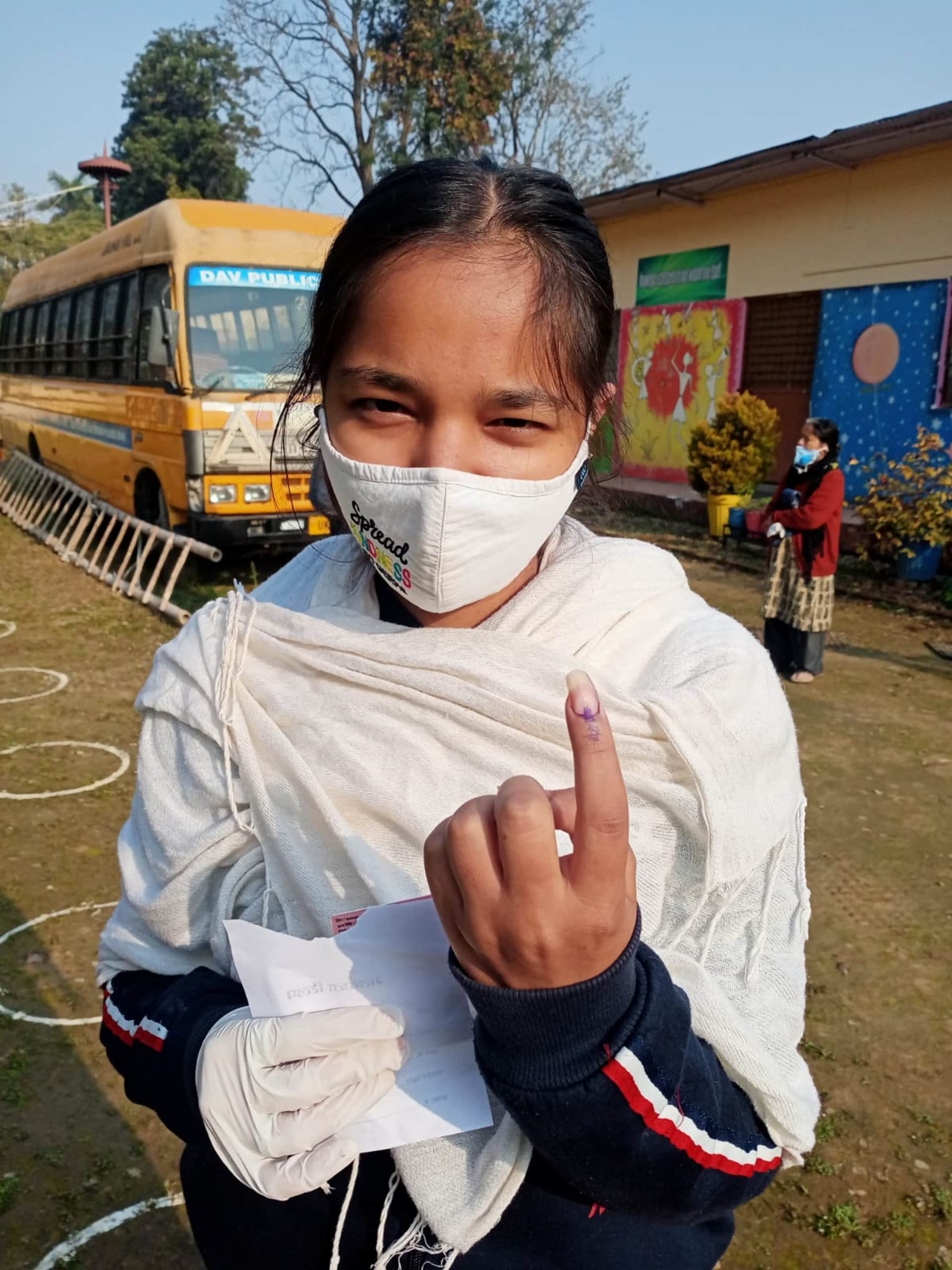 Uttarakhand Election 2022 Voting: Polling On 70 Assembly Seats, first time voter see photos