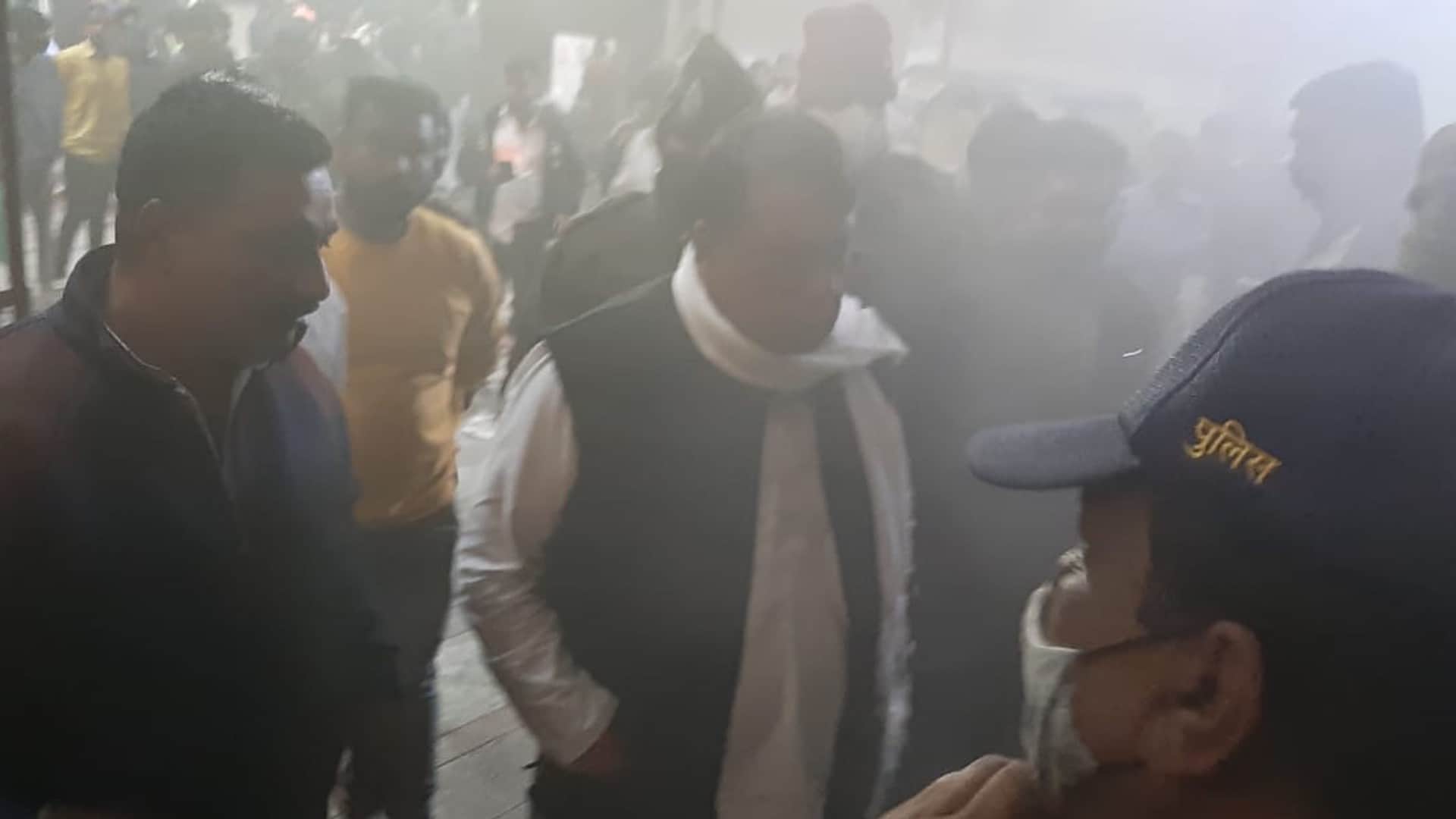 Fire in Bhopal's New Market: Accident occurred due to short circuit late night in shops built in subway, three shops were destroyed