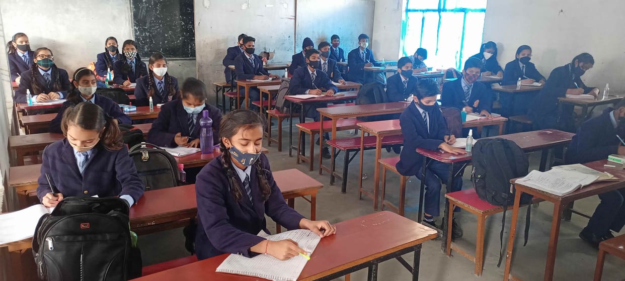 Schools up to class VIII opened after 40 days
