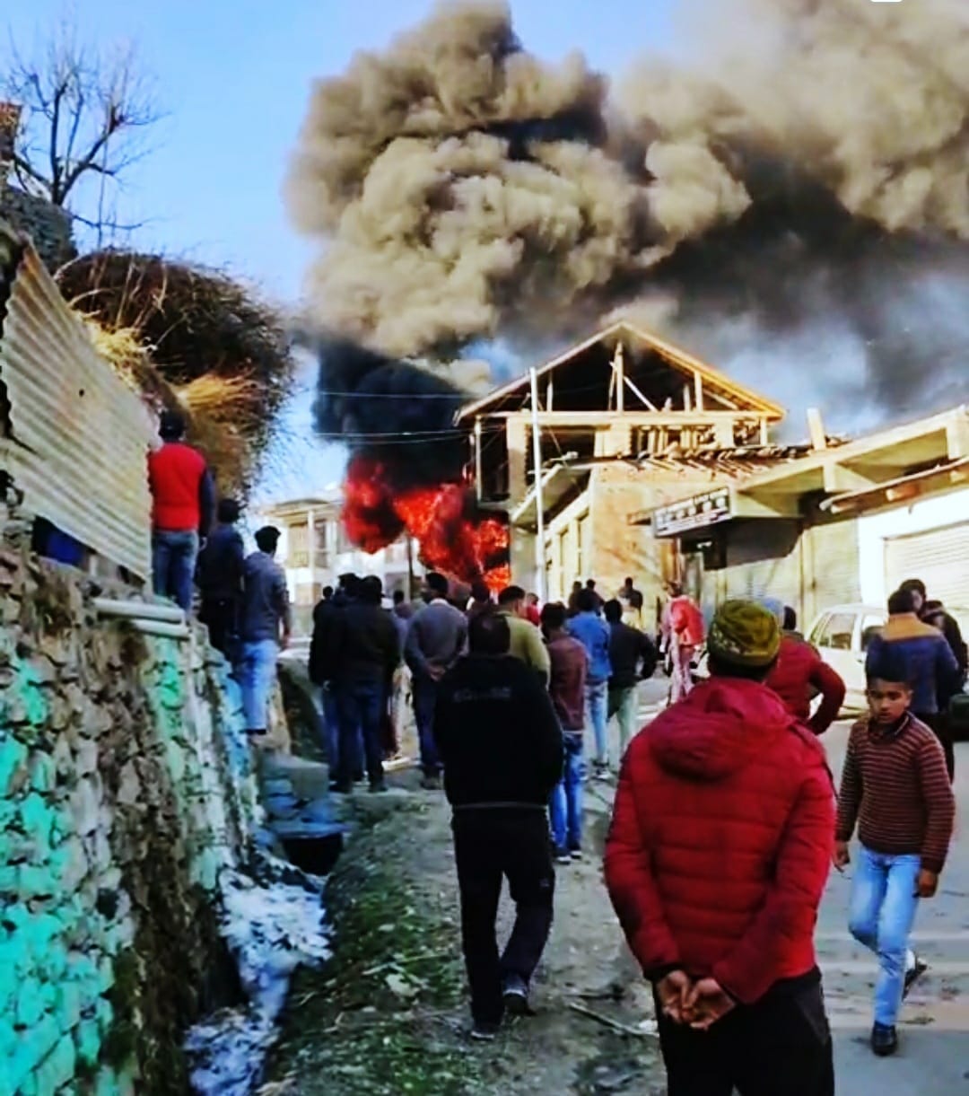 fire in home