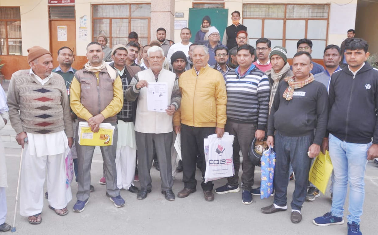 Villagers of Thana Bhavan asked for compensation for residential rate