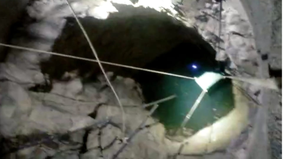 Rajasthan news panther fell in 50 feet deep well, rescue team saved 