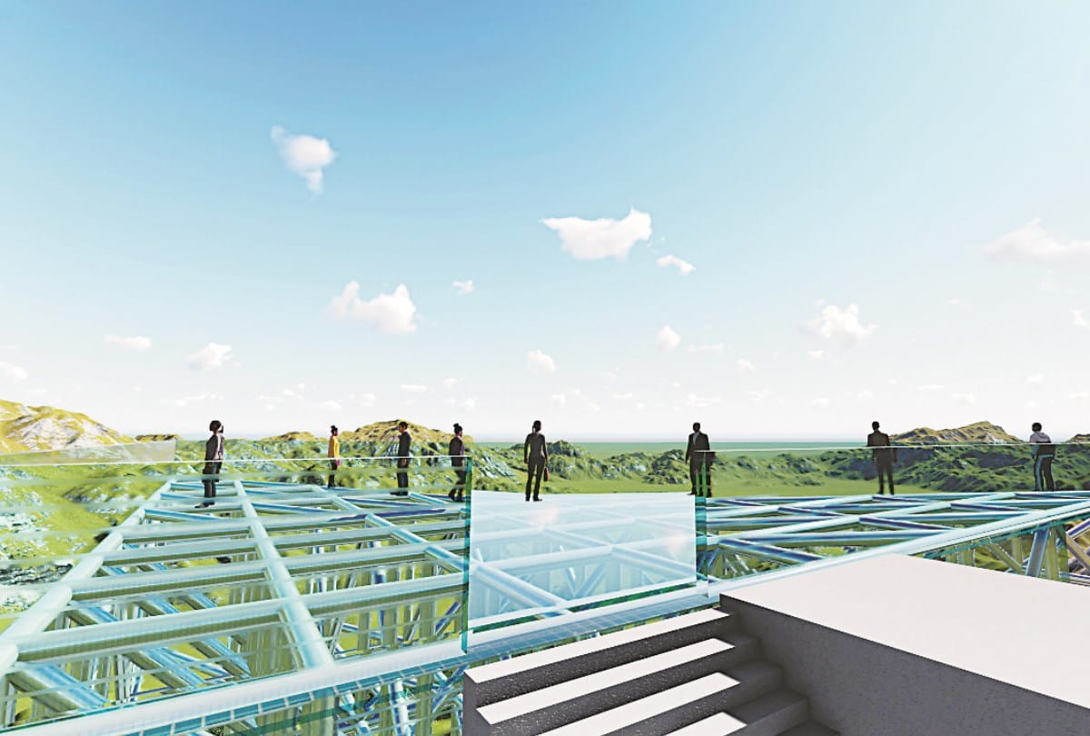himachal pradesh first skywalk glass bridge in naina devi bilaspur