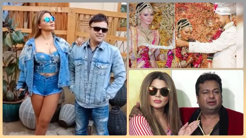 rakhi sawant fake marriage and engagement with Elesh Parujanwala deepak kalal Ritesh Kumar