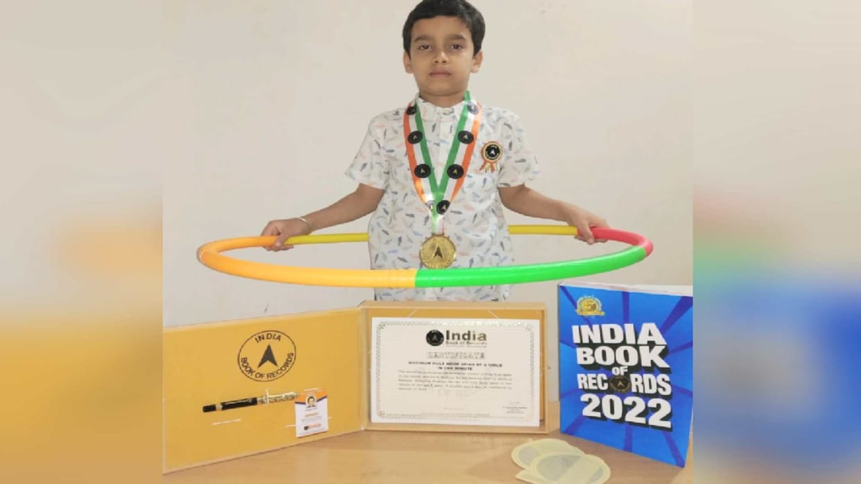 success story: Eight year old Rudransh's name entered in India Book of Records