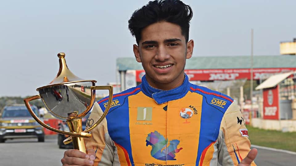 Shahan Ali Mohsin of Agra won the National Car Racing Championship in Chennai