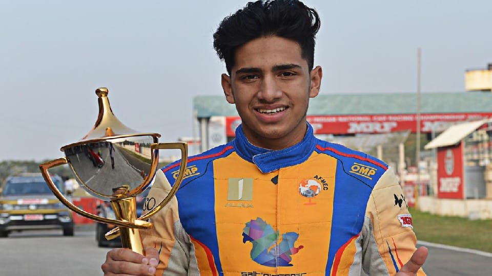 Shahan Ali Mohsin of Agra won the National Car Racing Championship in Chennai