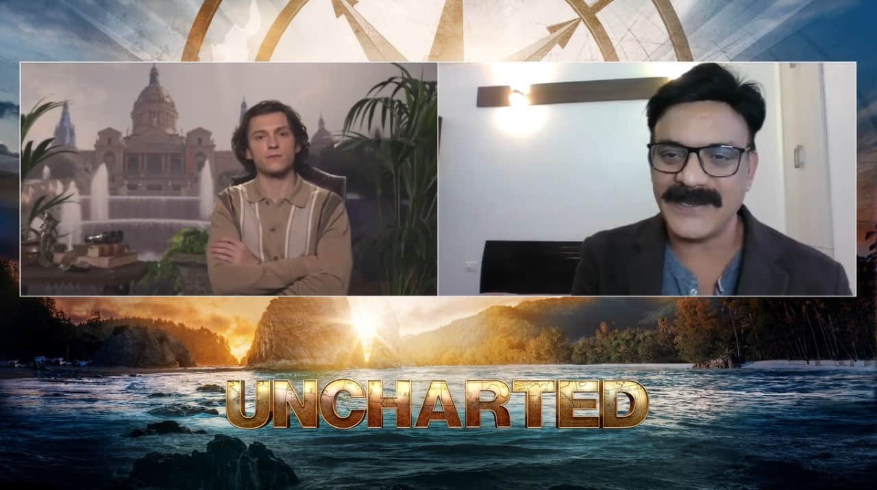 Tom Holland Exclusive Interview with Pankaj Shukla Uncharted Spiderman no way homecoming fred astaire valentines day 2022