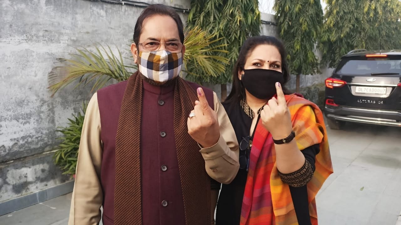 Up election phase two several public personalities including actress Disha Patni parents voted