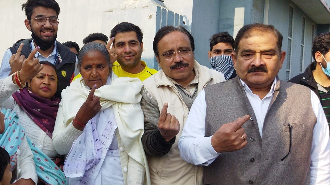 Up election phase two several public personalities including actress Disha Patni parents voted