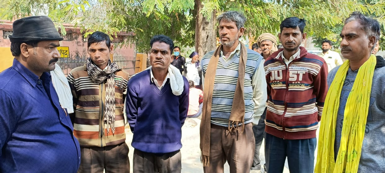 tractor driver died in road accident
