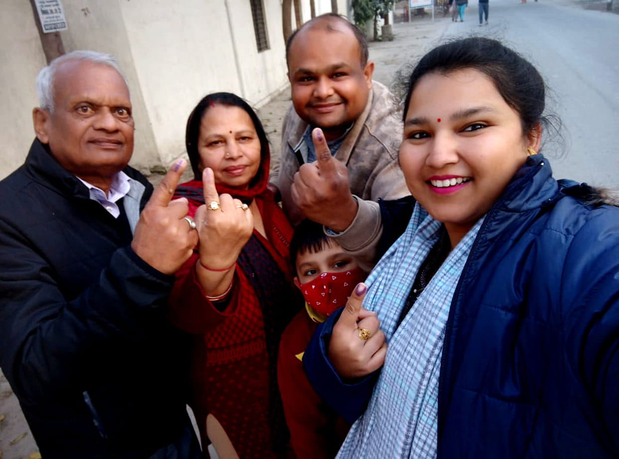71.01 percent voter turnout in the district