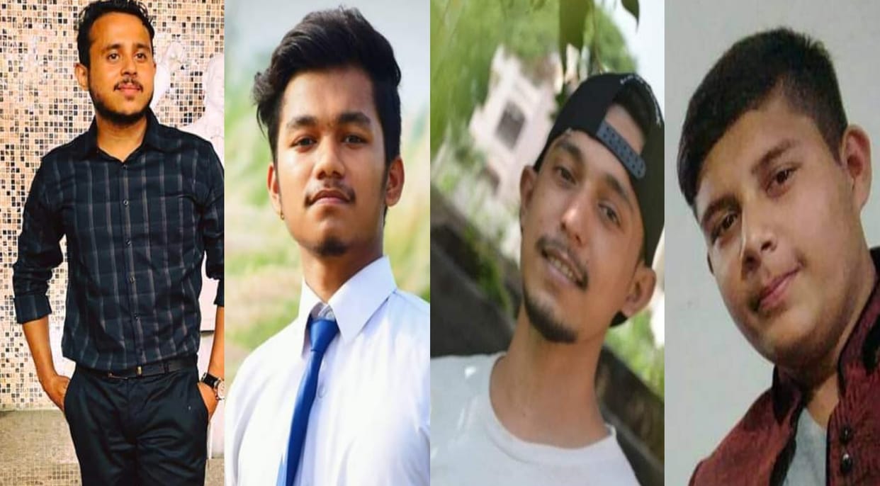 Haldwani: Speeding car collided with tree, four youths killed, one injured