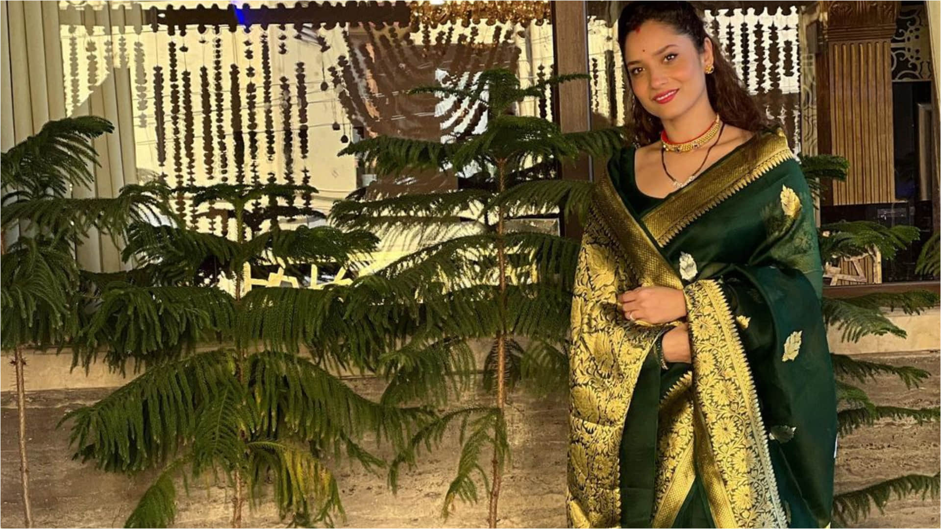 ankita lokhande share pre wedding photoshoot pics in dreamy white saree