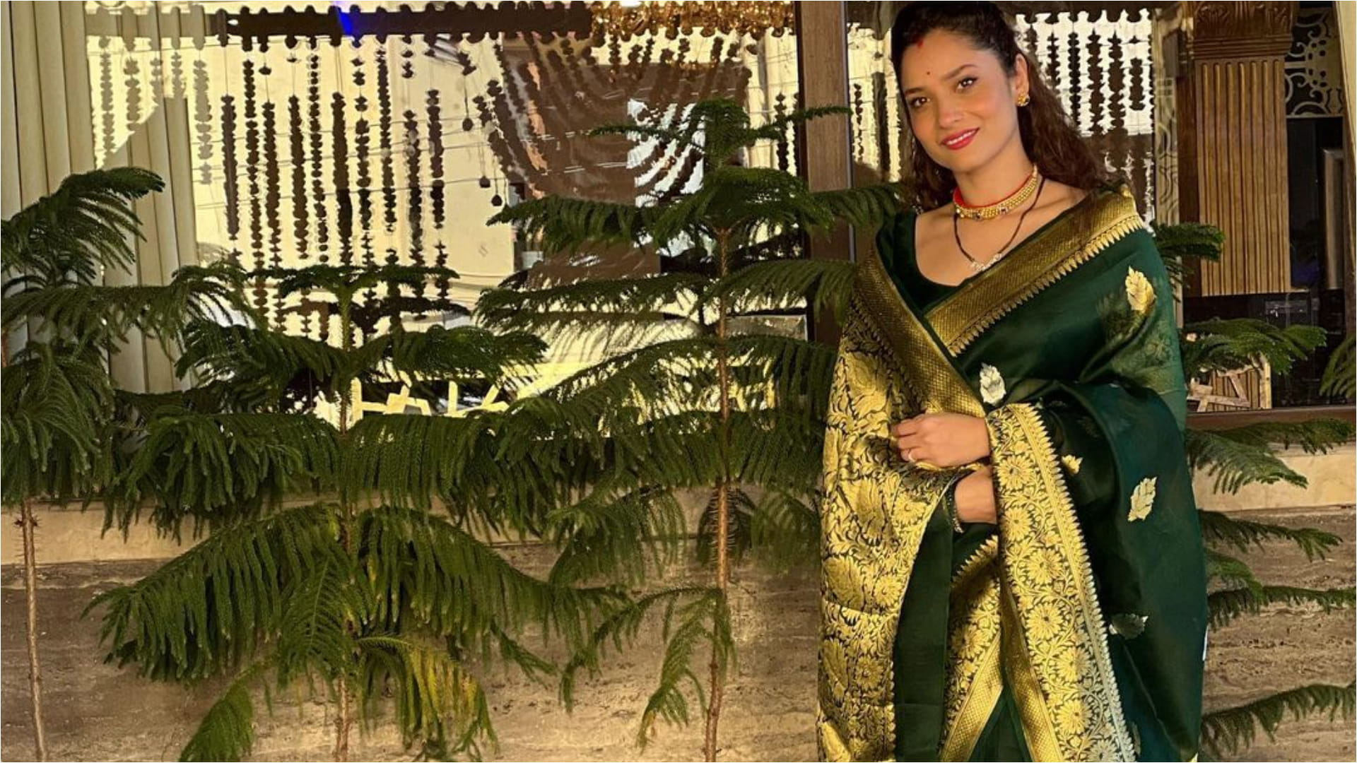ankita lokhande share pre wedding photoshoot pics in dreamy white saree