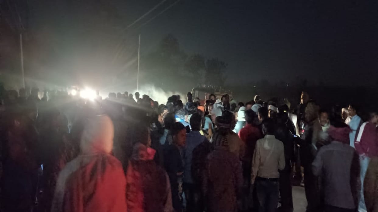 Mathura: Uncontrolled tractor-trolley trampled two wedding processions one died on the spot one injured