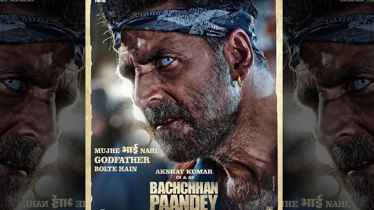 Akshay Kumar has shared a new poster of his upcoming film Bachchhan Paandey, trailer will release on 18 feb