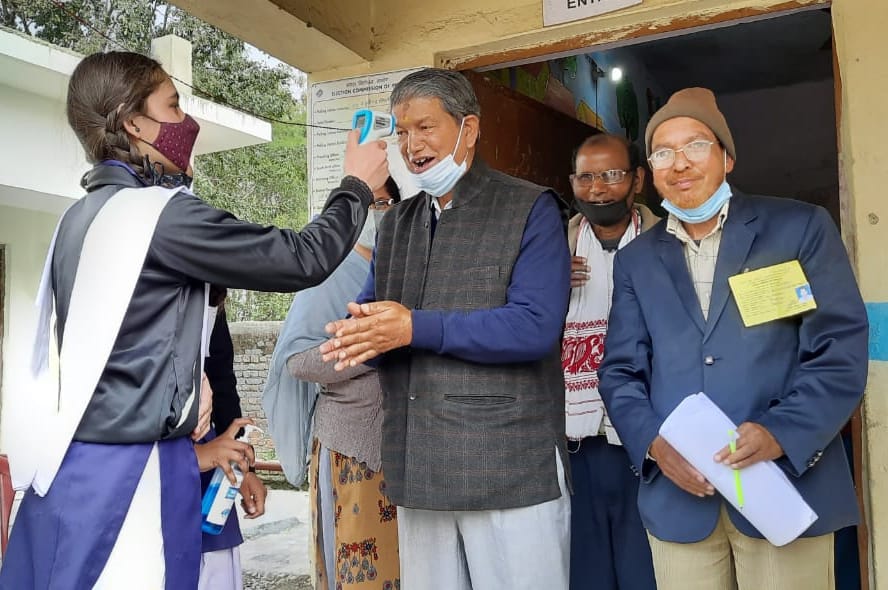 Harish Rawat in Lalkua