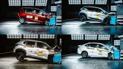 car safety ratings 2022 global ncap rating for indian cars 2022 Renault Kiger Nissan Magnite fourth-gen Honda City and Honda Jazz scores 4 stars in GlobalNCAP’s latest Safer Cars for India crash tests