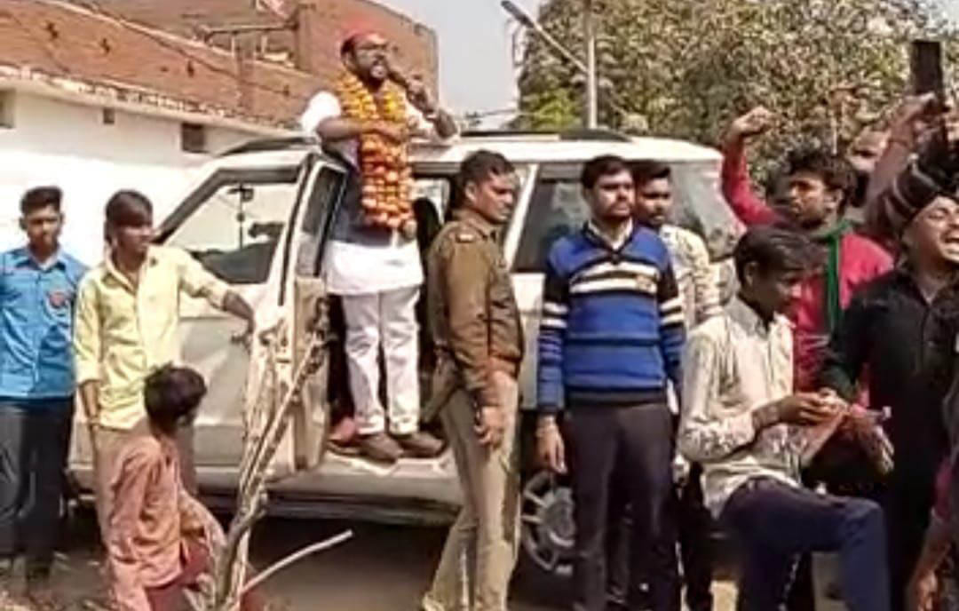 SP candidate and BJP supporters clash
