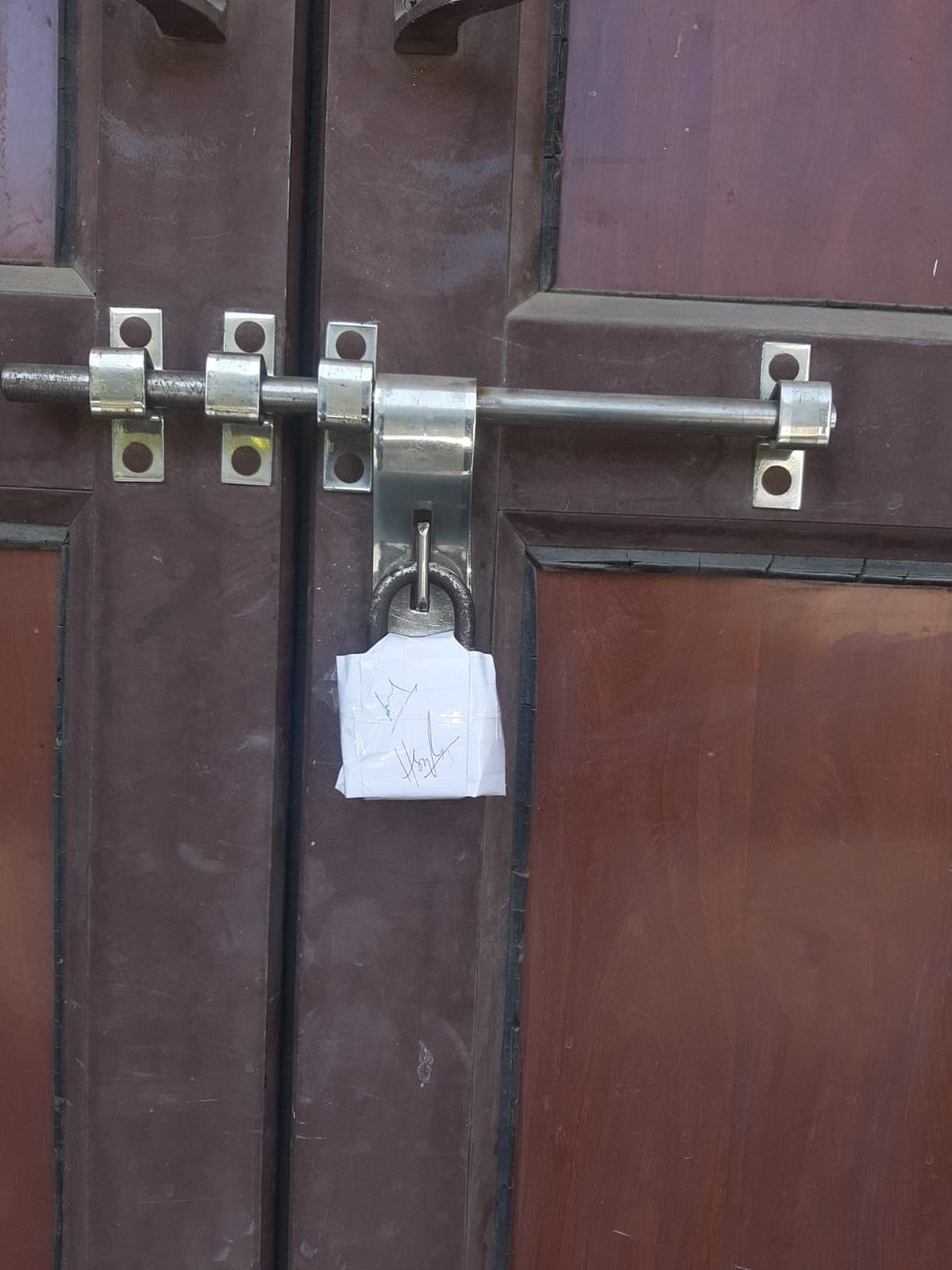 VC did surprise inspection, then staff found absent, office sealed