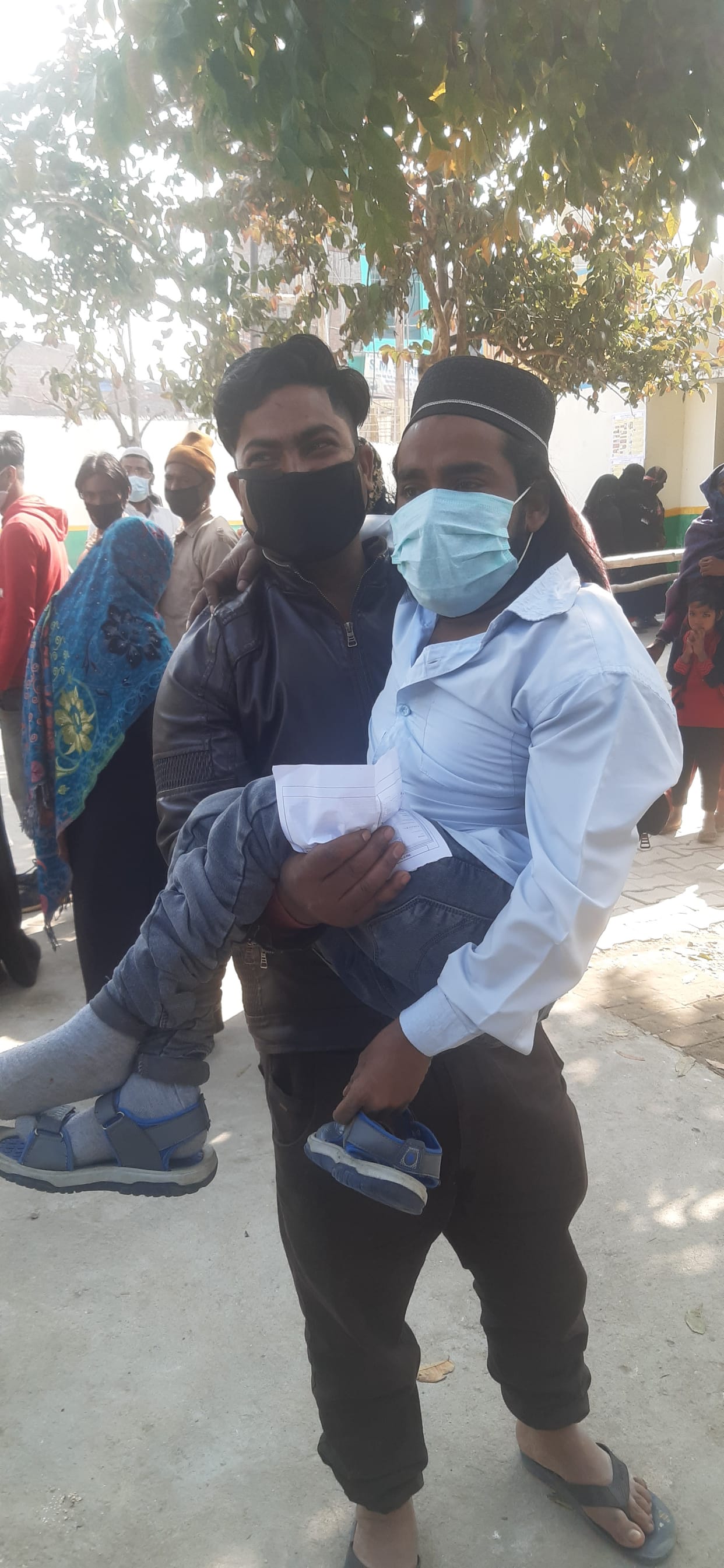 Divyang and elders cast their vote with enthusiasm