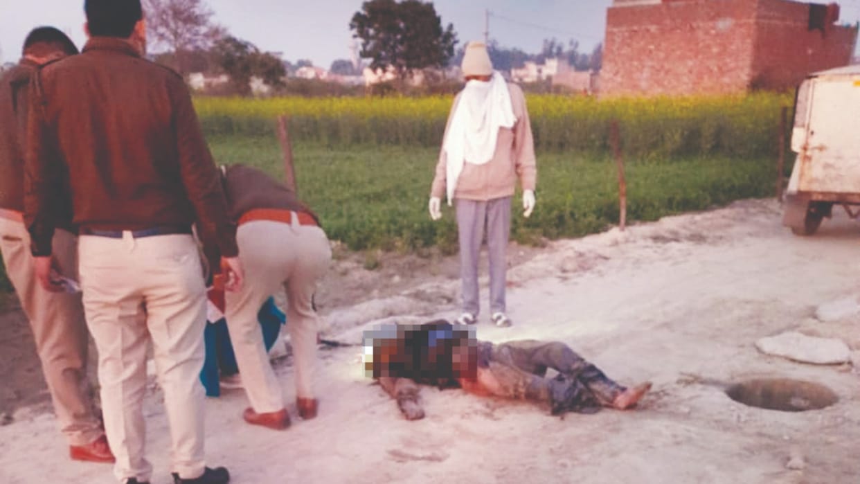 Dead body dumped in sewer after killing a young man in Rohtak of Haryana