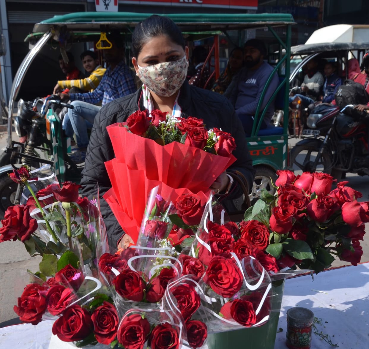 Expressed love on Valentine's Day