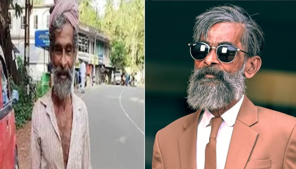 kerala kozikode 60 year old labour Mamika has become a model see viral pictures of her makeover