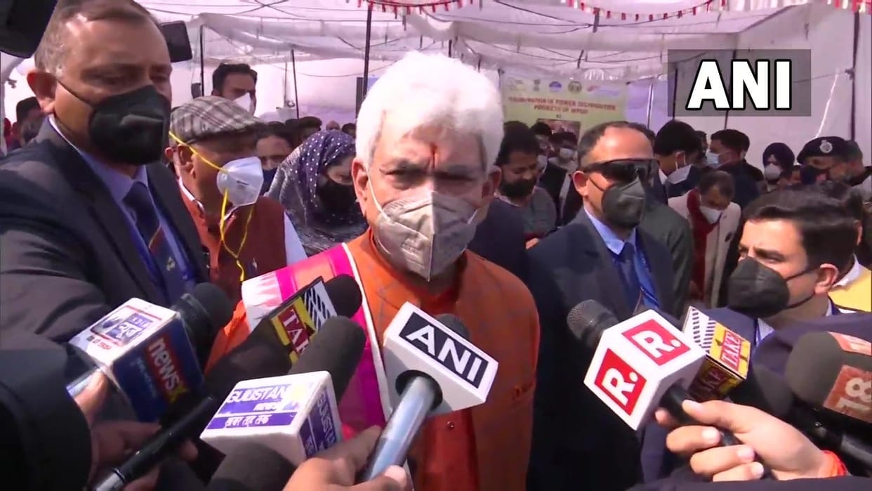 jk lg Manoj Sinha on Telangana cm kcr statement on surgical strike