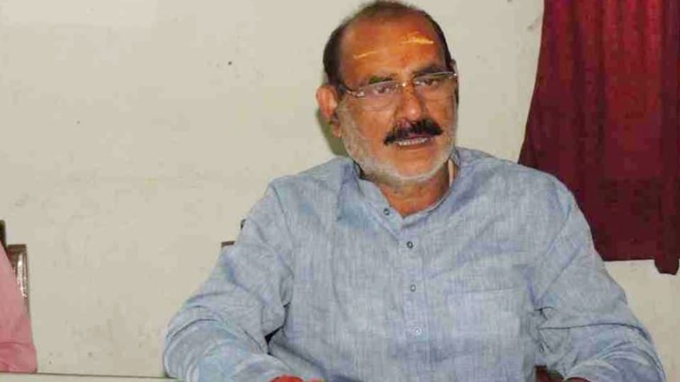 MLA Vijay Mishra files nomination from Gyanpur Assembly Constituency in Agra Central Jail