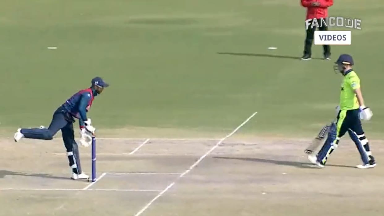 Nepal Wicketkeeper Aasif Sheikh wins heart after missing run Out opportunity against Ireland