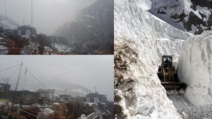 उत्तराखंड में बर्फबारी