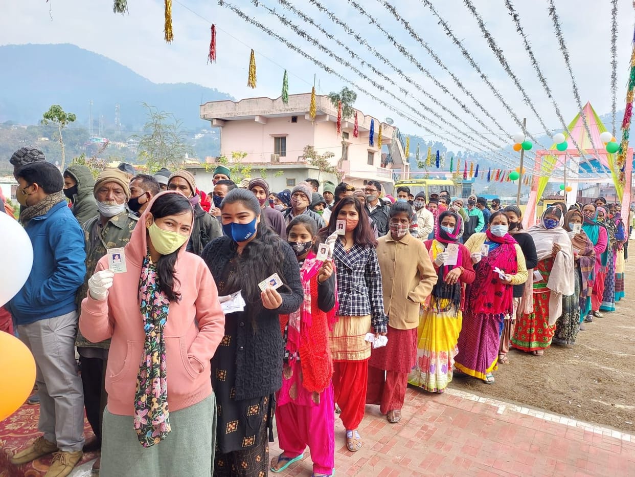 Voting in Bageshwar