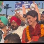 प्रियंका गांधी और चरणजीत सिंह चन्नी