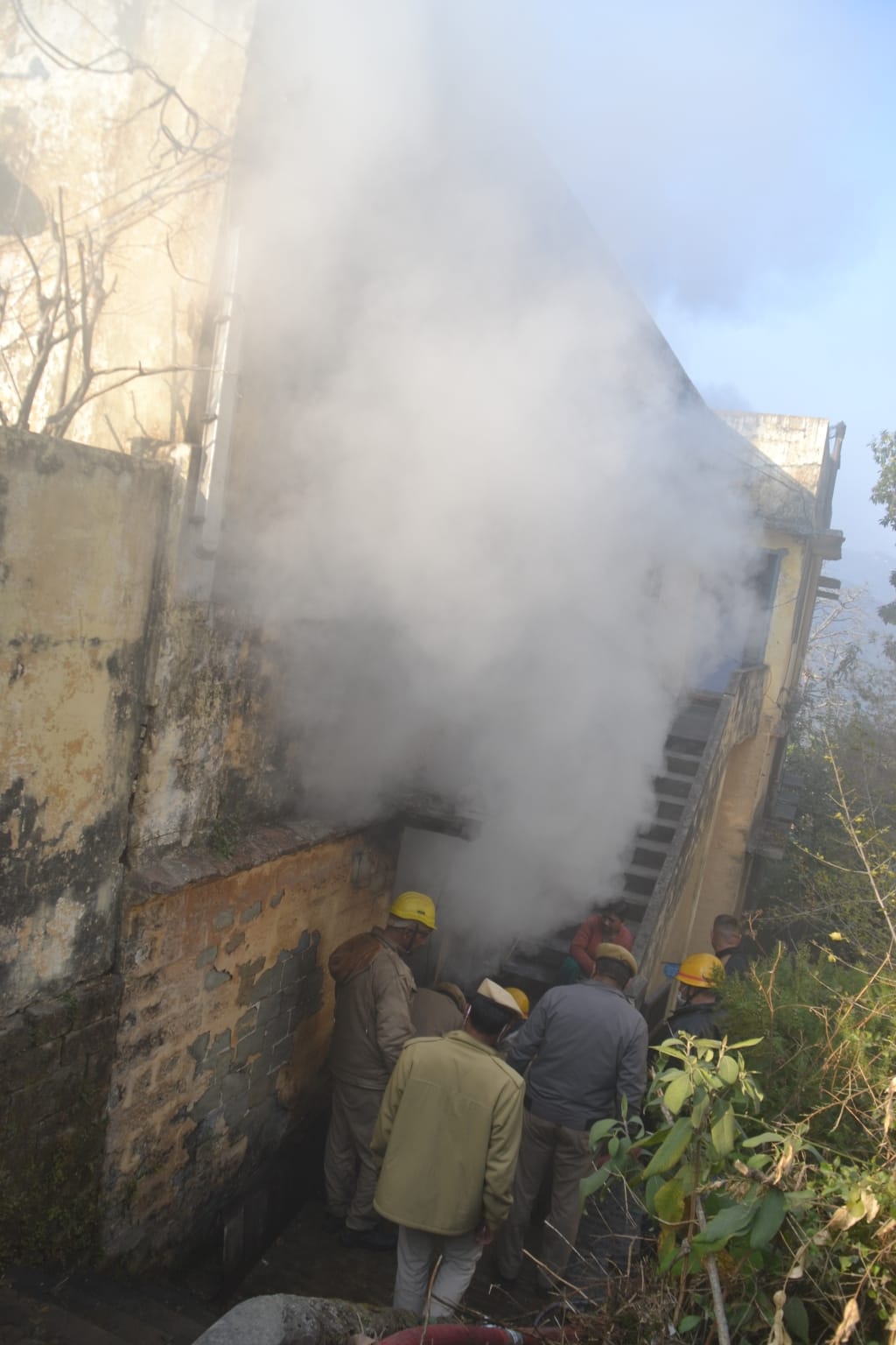 store of cmo office burnt and 2 lakhs rupees properity damaged
