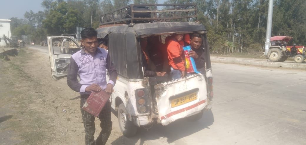 illegal vehicle will also in election duty