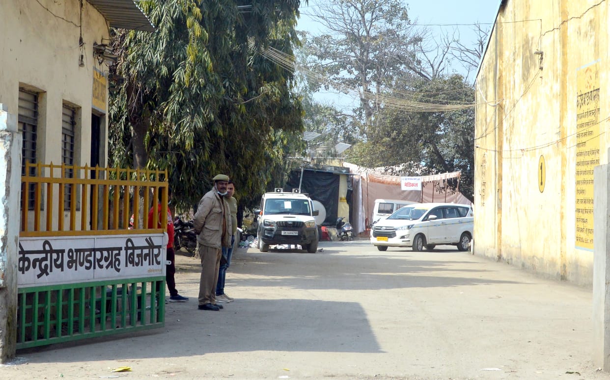 EVMs under CCTV camera surveillance