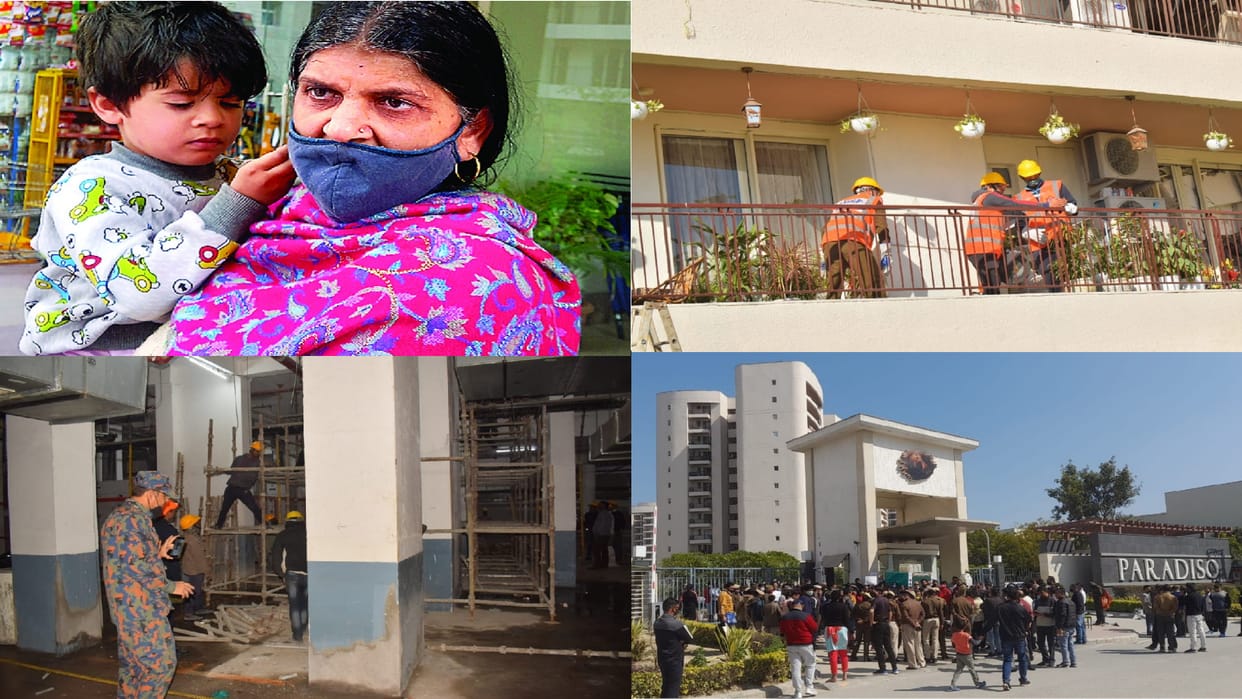 Gurugram chintels Paradiso flats collapsed Babita painful Story When mother-in-law was saved, she lost her mother, tears are not stopping