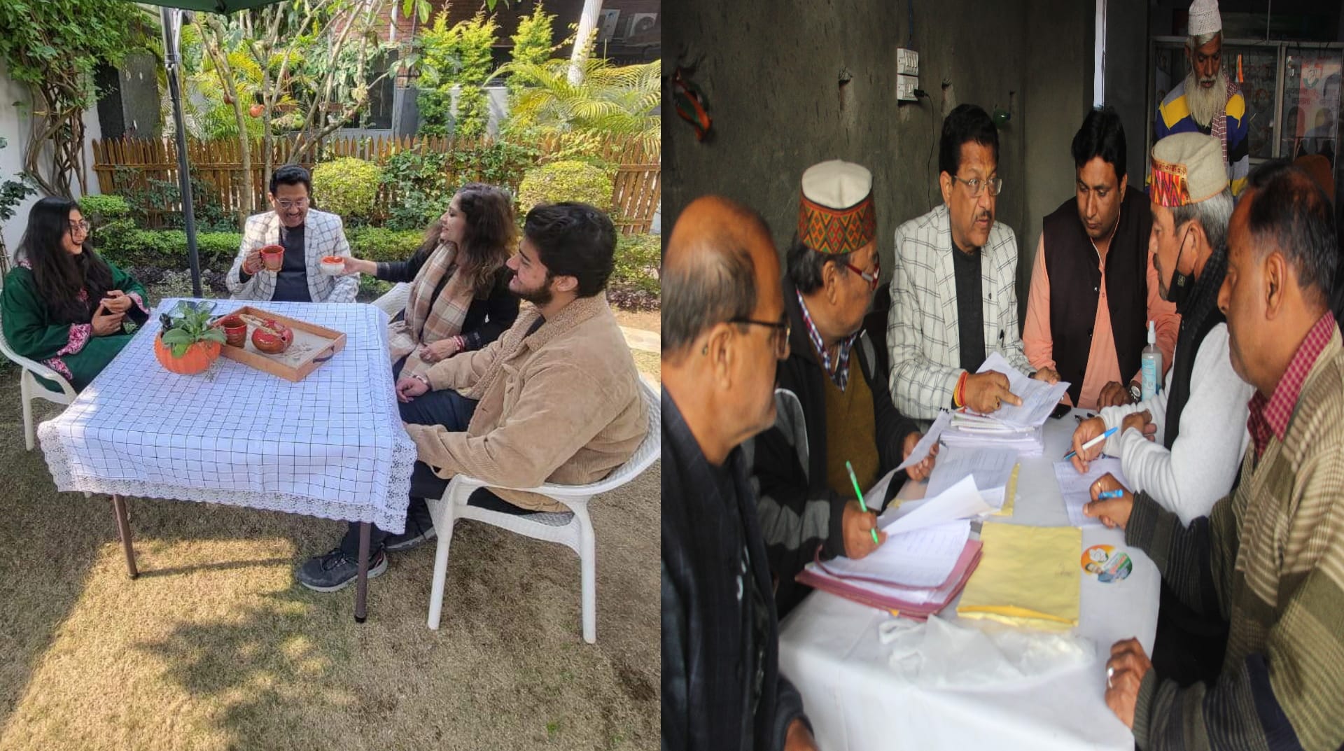 Uttarakhand Election 2022: First the fatigue of the election came, then the candidates engaged in the multiplication of votes, see photos