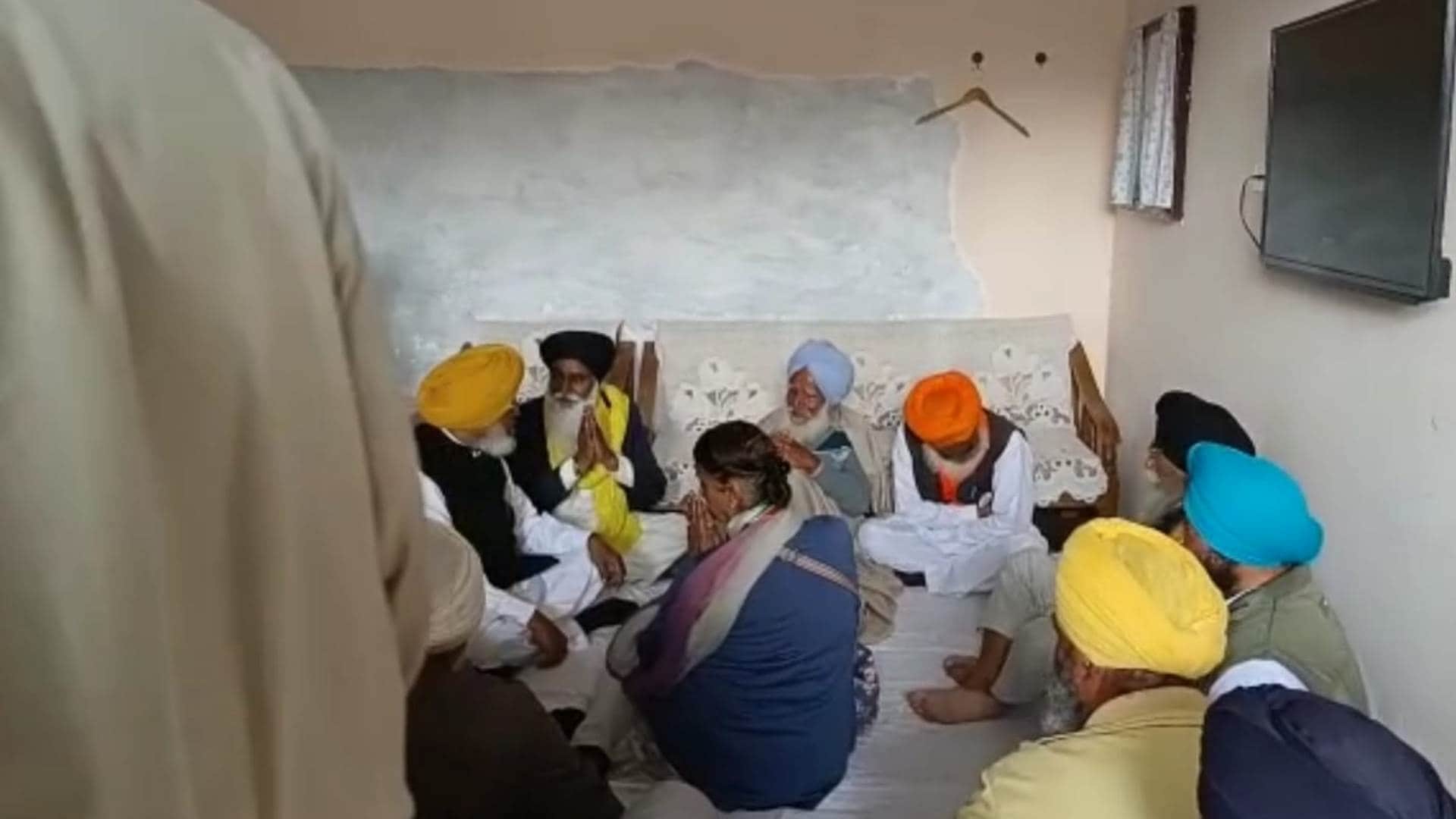 Wave of mourning in native village of Deep Sidhu after death in road accident