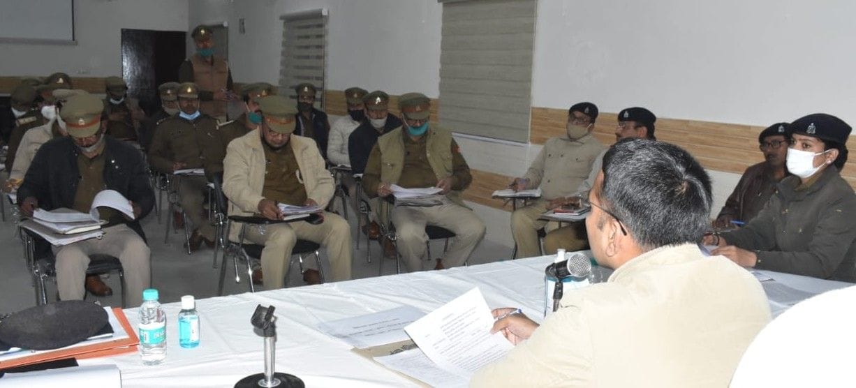 Hathras: SP tested the preparations for the stay of police and security forces
