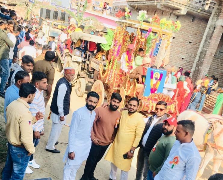 Processions taken out on Sant Ravidas Jayanti