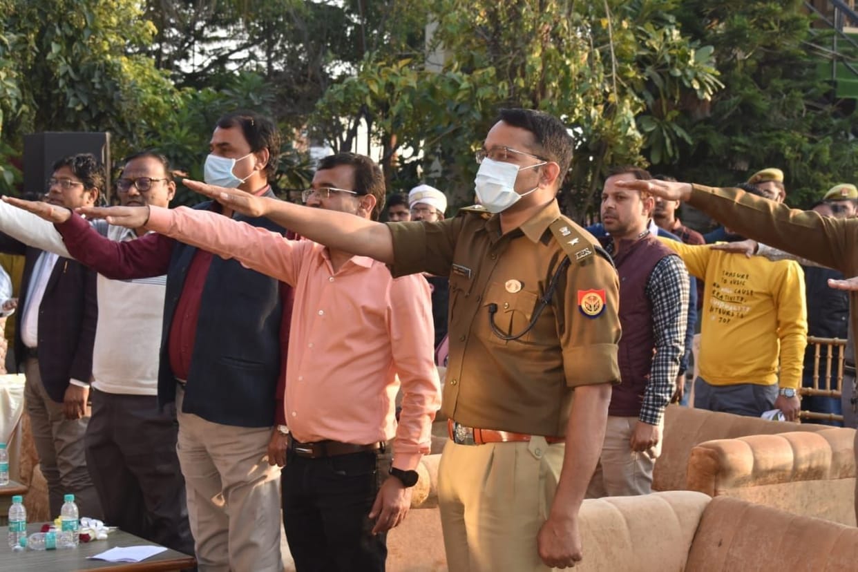 Hathras: Oath administered to vote