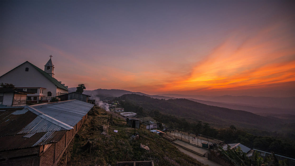 most interesting story of unique village Longwa in india where peoples bedroom in one country and kitchen in another country